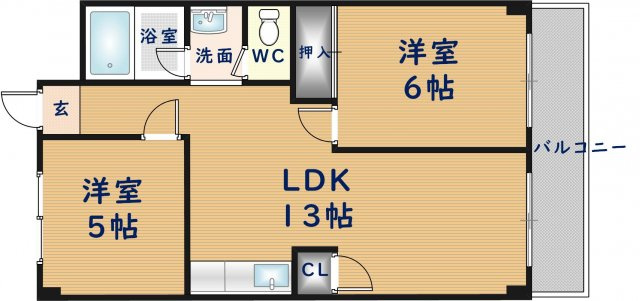 【間取り】 | 第二高山ハイツ