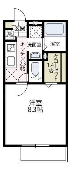 アルエット矢部の間取り