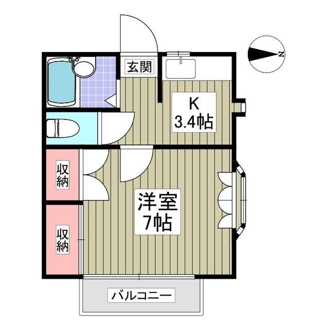 サマックスタナカの間取り