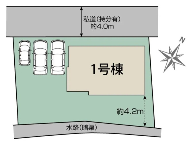 【区画図】 | 鴻巣市松原4丁目　新築戸建　全1棟　1号棟