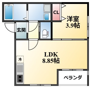 【間取り】 | ステラ豊中庄内