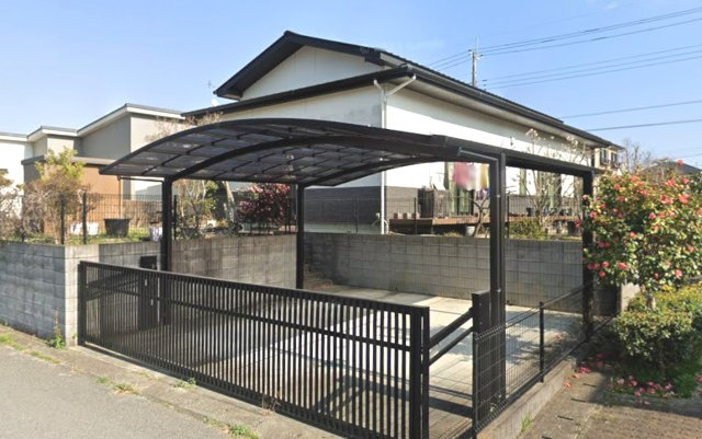 大網白里市みどりが丘2　平屋中古戸建の外観|平成26年1月築 4SLDK平屋 車3台可能 リビング約20帖 カーポート付 都市ガス上下水 