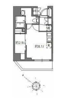 【間取り】 | アラート横濱桜木町Ⅰ
