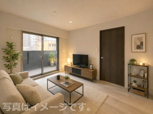 熊本市中央区新町１丁目の賃貸マンションの居間・リビング|※写真はイメージです。現況優先。