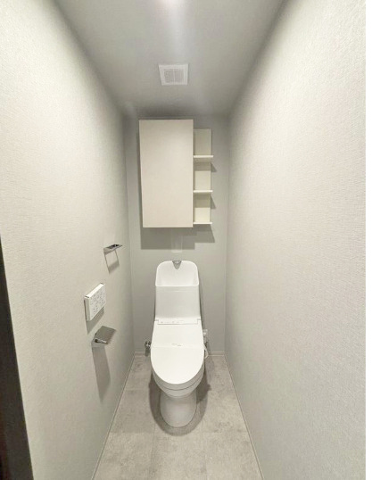 熊本市中央区新町１丁目の賃貸マンションのトイレ|シンプルで使いやすいトイレです