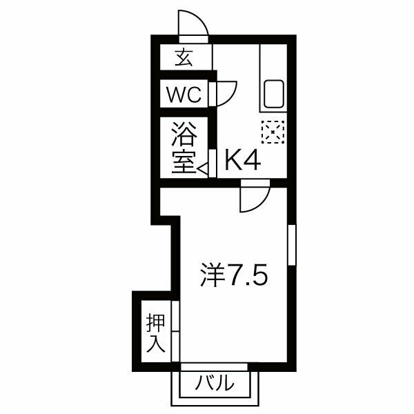 HIIRAGI神田町　　刈谷市近郊の賃貸ならクラスホーム刈谷の間取り
