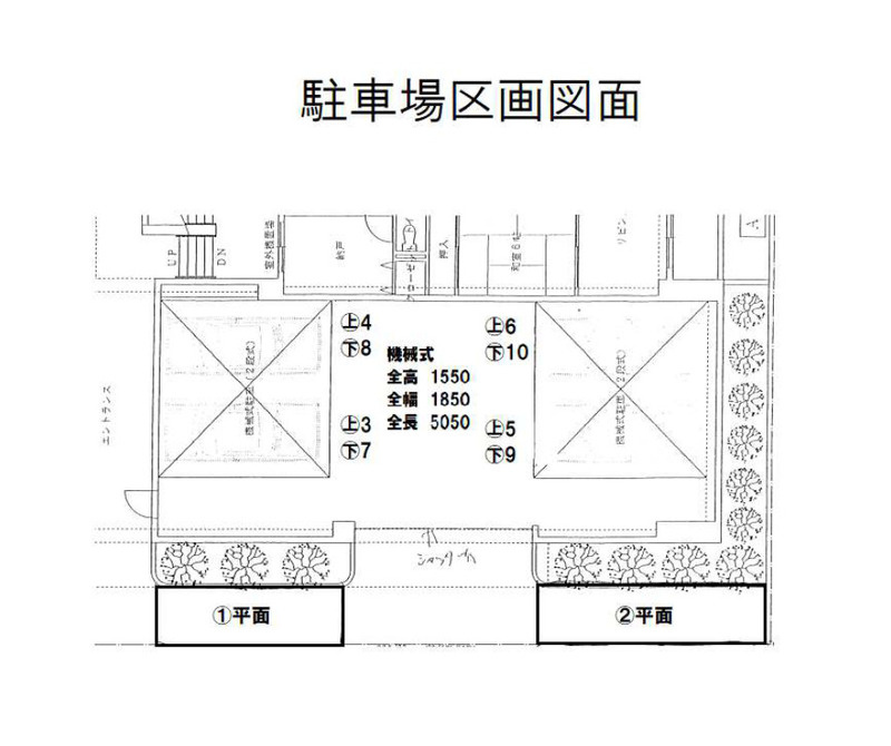 グランディア東灘の区画図