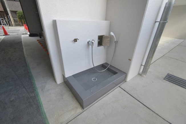 ペット足洗い場