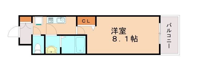 アドバンス神戸マリスⅠの間取り