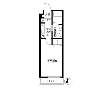 サンモール・Ｋの間取り