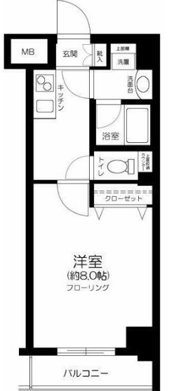 CALM.KOIWA WESTの間取り
