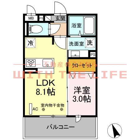 CASTILLO（カスティーヨ）【キャッシュバック】の間取り