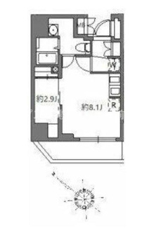 【間取り】 | アラート横濱桜木町Ⅰ