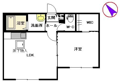 エスポワール　Ⅰ番館の間取り