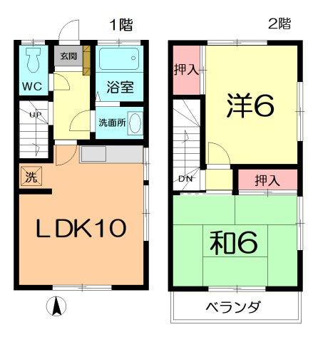 【間取り】 | ハイツみやはらA棟