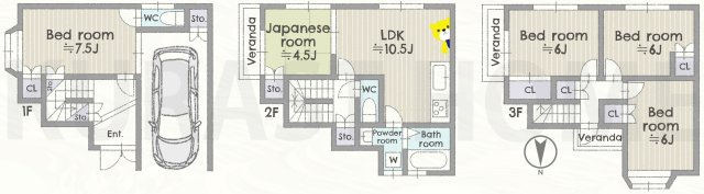 京都市南区吉祥院流作町　中古戸建