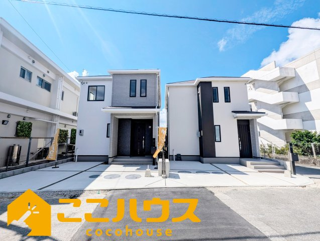 読谷村伊良皆195番　新築戸建て　全2棟　A号棟の外観|長期優良住宅認定物件です！
