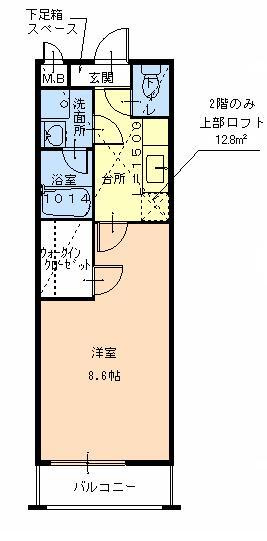 【間取り】 | フジパレス北清水町Ⅰ番館