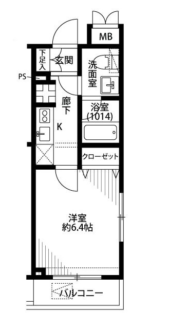 プレール・ドゥーク上池袋の間取り|間取りです。