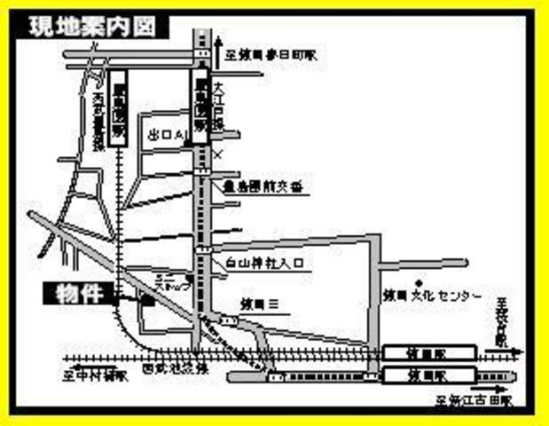 フラットＲ２の地図|★現地ご案内図です★
