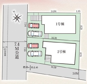 グラファーレ成田市吾妻1丁目9期の区画図
