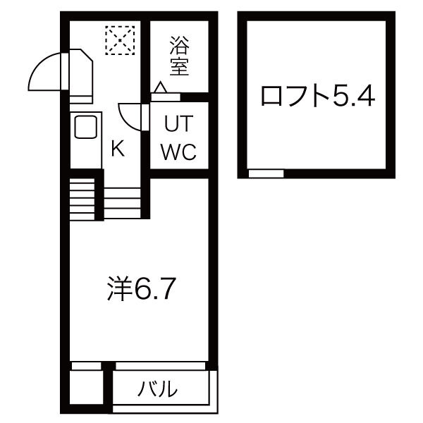 Lino holomua壱番館の間取り