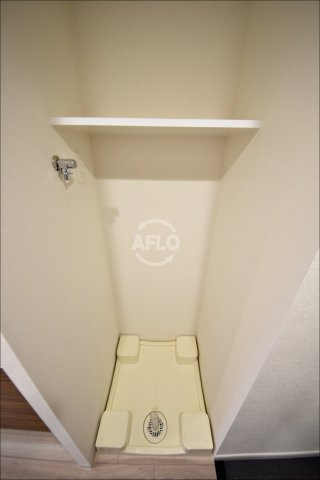 プレサンス松屋町ヴェルデスの洗面所|プレサンス松屋町ヴェルデス　室内洗濯機置き場
