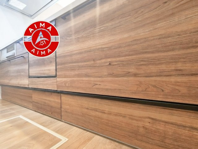 糟屋郡宇美町障子岳南1丁目第1-3棟（2号棟）の内観：施工例|キッチン。グリル・食器洗い乾燥機・浄水器も完備。