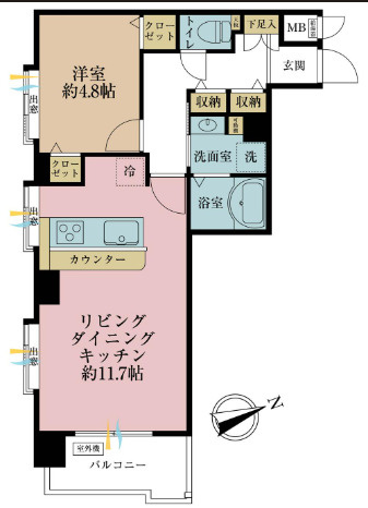【間取り】 | 中銀第2世田谷マンシオン