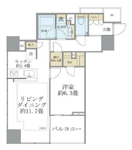 Ｂｒｉｌｌｉａ二番町の間取り