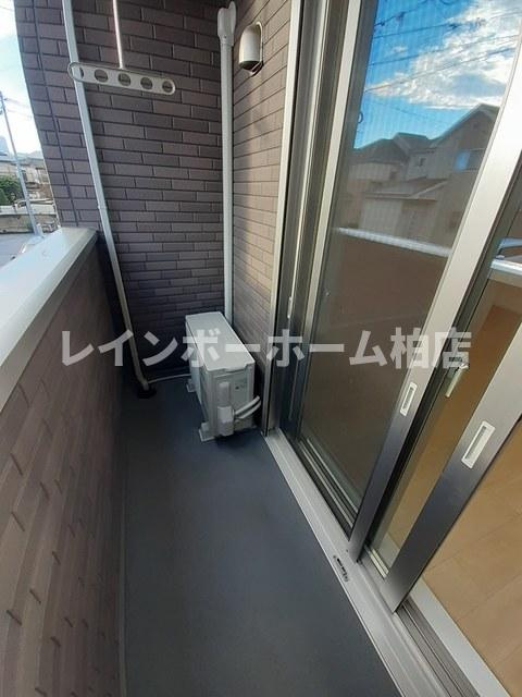 【仲介手数料：50％OFF】対象物件！のバルコニー|外からの目が気にならないバルコニーで洗濯物が干せます