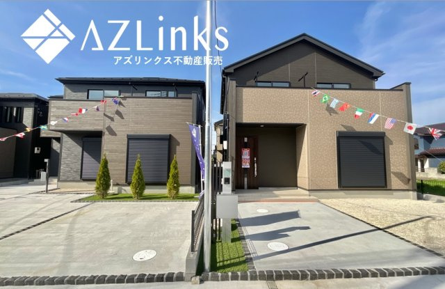 グラファーレ成田市並木町3期の外観|同仕様施工例です。実際の間取り・設備・仕様・色柄とは異なる場合があります。