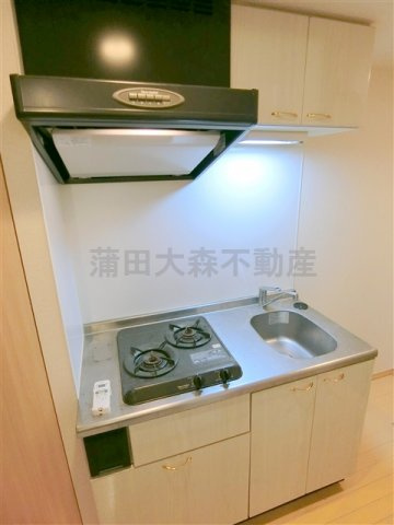 ルーブル蒲田南のキッチン|2口ガスシステムキッチン