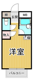 せせらぎフラットの間取り