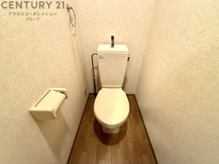 シンプルで掃除のしやすいトイレです！