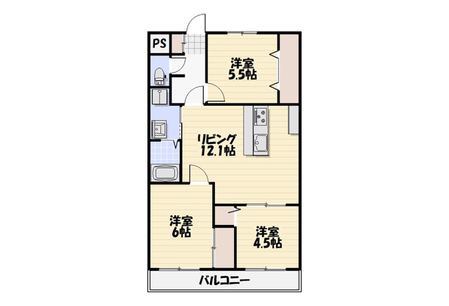 【間取り】 | 総建みどりハイム