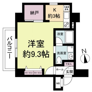 willDo南森町の間取り|willDo南森町　開放感のある間取り