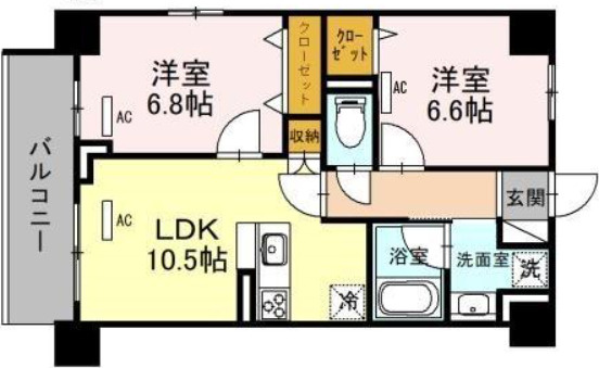 クアンツの間取り