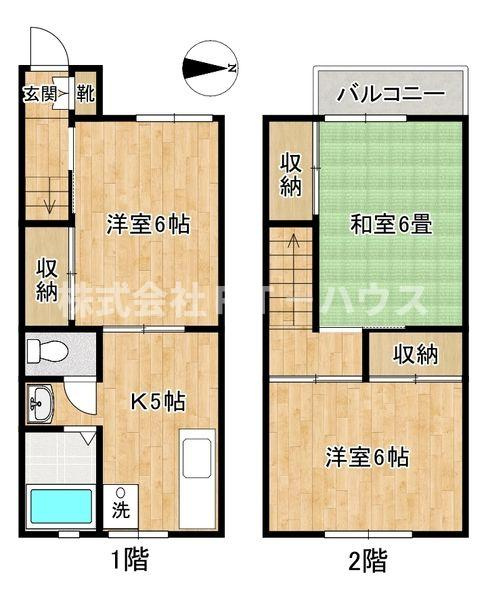 テラスウィステリアBの間取り