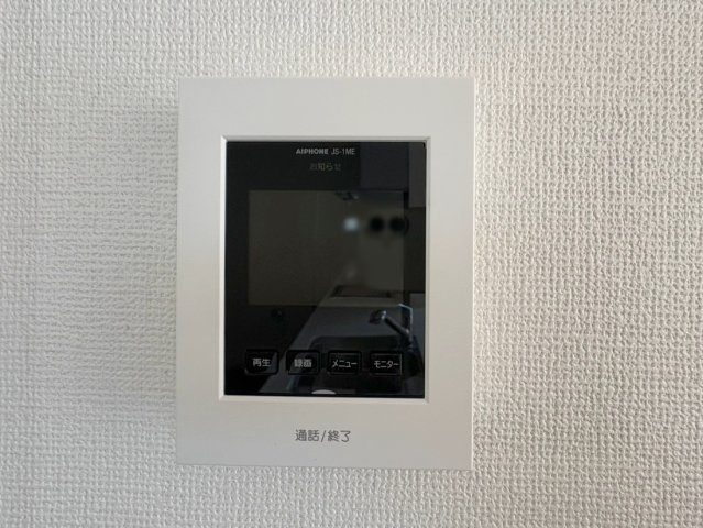 嵐山茶尻町のセキュリティ|モニターで訪問者を確認できるので、知らない人やセールス・勧誘など避けられて安心です！（R8.8撮影）