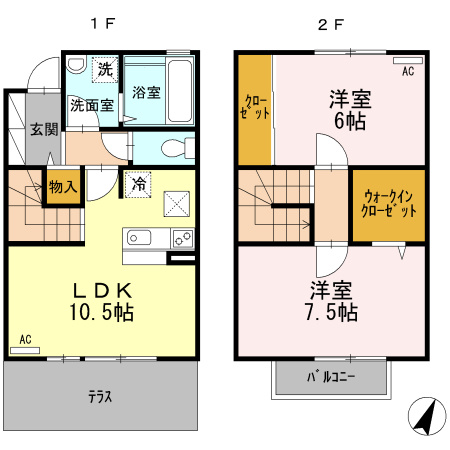 シャンドフルールの間取り