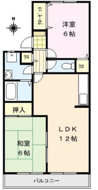 アフローテ山川の間取り