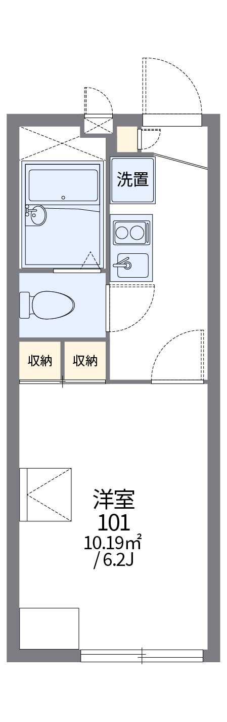 レオパレスAYAの間取り