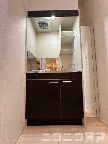 葛飾区柴又５丁目のアパートのキッチン|別号室イメージの為、現状を優先致します。