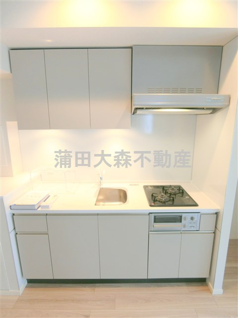 パークアクシス東蒲田のキッチン|2口ガスグリル付システムキッチン