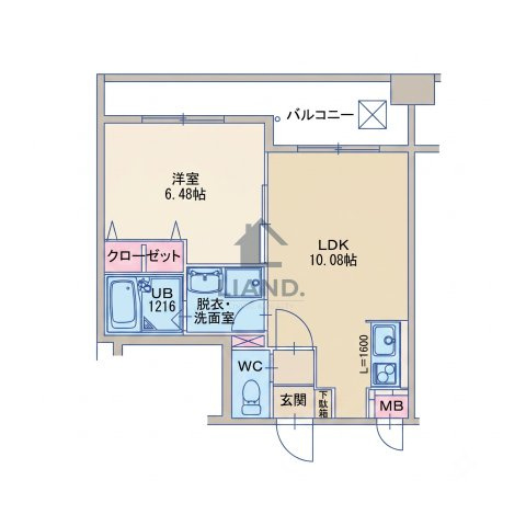 ラフィーネ博多駅前　東住吉小学校区の間取り|ラフィーネ博多駅前