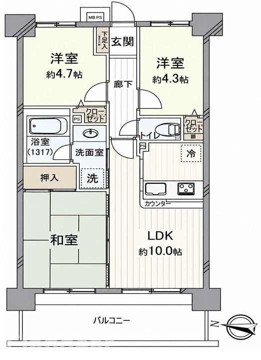 ライオンズマンション梅島南の間取り|ドキドキの新生活も、安心してスタート。ぴったりの住まいを見つけませんか？クランディアが一緒に住まい選びをサポートします‼　まずは、お気軽にお問合せください　＃クランディア