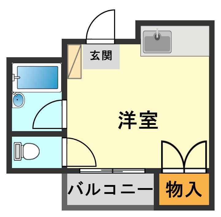 葛飾区新小岩１丁目の賃貸マンションの間取り