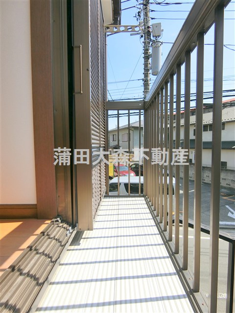 サンシャイン西蒲田のバルコニー