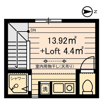 杉並区桃井１丁目のアパートの間取り
